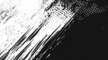 Poster - Abstract texture with splatters.