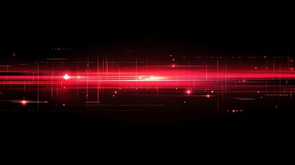 Fototapete - Red lens flare, abstract.