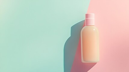 Soft pastel colors create calming backdrop for beauty product bo