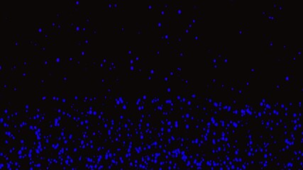 Twinkling Blue Stars Motion Background