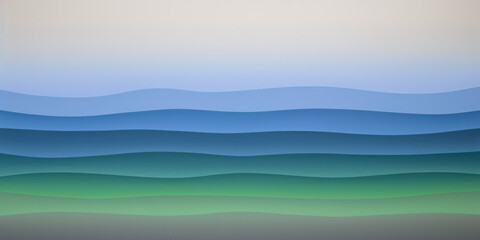 Wall Mural - A minimalist background with shapes and colors