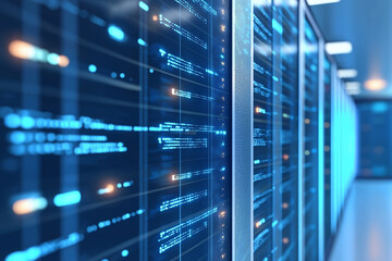 Wall Mural - abstract technology big data background concept