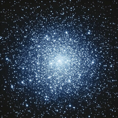 Wall Mural - glowing starfield abstract background