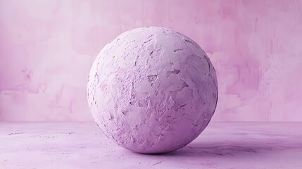 Sticker - A textured lavender egg rests on a matching surface