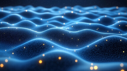 A dynamic flowing data technology background symbolizing chaotic information streams, visualizing the complexity and interconnectedness of modern data systems in a digital world

