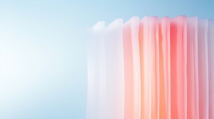 Canvas Print - Abstract Gradient Shapes in Pastel Futurism – Modern Digital Aesthetics and Sustainability