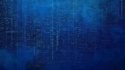 Program code and programming languages on blue glowing background. Abstract technological experience of software developer and a computer script. Page template on topic of programming and development.