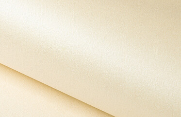 Leinwandbilder - Beige paper texture with a luminous, pearlescent finish and smooth, fibrous surface. The light, neutral tones and subtle satin gradient exude a natural elegance, making it ideal