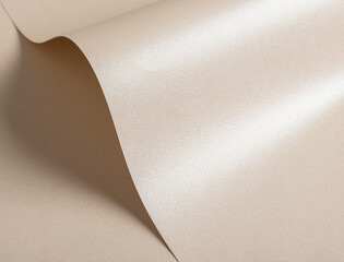 Leinwandbilder - Champagne beige paper texture with a pearl-like sheen and soft, fibrous surface. The warm, neutral tones and subtle satin glow create a refined and natural design, perfect for