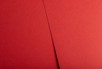 Poster - Crimson red paper texture with a matte, tactile surface and vibrant warm tones. The minimalist design combines rich, solid color with subtle lines, making it perfect for premium