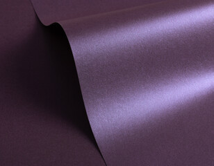 Poster - Deep purple paper texture with a pearlescent finish and metallic amethyst tones. The glossy, sleek surface features a shimmering gradient and subtle wave pattern, creating a
