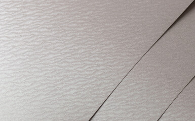 Leinwandbilder - Silver-gray paper texture with a shimmering, reflective surface and wavy lines. The cool gray tones and glossy sheen, enhanced by subtle gradients, create a modern and luxurious