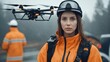 © Elena - Cities of the future with drone-operated fire rescue systems