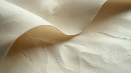 Wall Mural - Creamy Abstract Texture: A Study in Soft Folds and Light