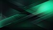 © TFmedia - Dynamische grüne Lichtstrahlen mit geometrischen Elementen