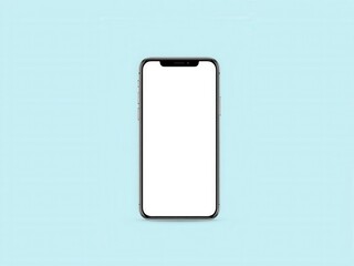 Wall Mural - Smart phone mockup design featuring an editable background for customization, digital, customizable