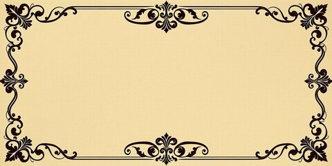 Wall Mural - Vintage style photo frames on elegant damask background, damask, decoration, frames