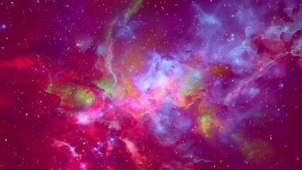 Wall Mural - outer space galaxy background nebula particles