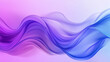 © 隼一郎 村田 - Background wallpaper image of smooth wavy lines in gradient colors of blue and purple