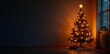 © Withun - Warm and glowing Christmas tree in a darkened room, calming, soft light, glowing