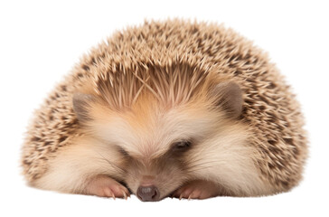 PNG Hedgehog sleep porcupine animal mammal.