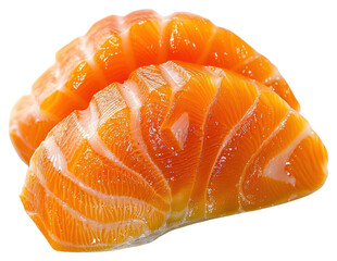 Sticker - PNG Salmon sashimi seafood ketchup.