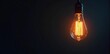 © Andaman - Softly glowing filament suspended in mid-air against a dark background, glow, soft illumination