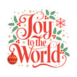 © DesignIMT - Joy to the world typography design, and t shirt design vector