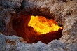 © pham - 地球内部から噴出している炎の様子を捉えた迫力のある光景