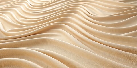 Poster - A very long, curved, and wavy piece of fabric