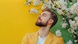 © MK - Man with beard in yellow blazer