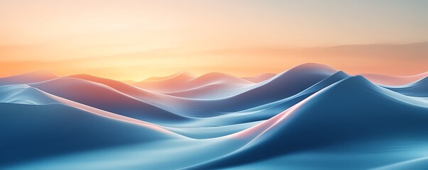 Leinwandbilder - A minimalist design concept background, featuring smooth gradients and soft lighting that creates a calming and balanced atmosphere