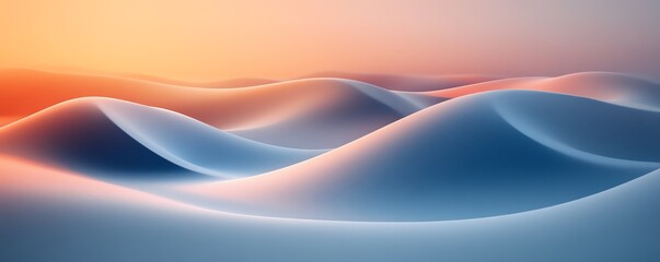 Leinwandbilder - A minimalist design concept background, featuring smooth gradients and soft lighting that creates a calming and balanced atmosphere