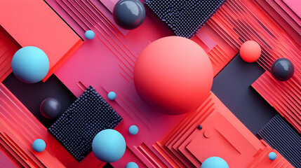 Wall Mural - abstract 3d background