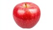 © Black Inspire - A vibrant, ripe red apple isolated on a white background, perfect for healthy eating and culinary concepts.