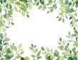 © adinuranjaya - Watercolor Green Leaves Frame