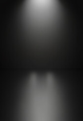 Wall Mural - abstract luxury blur dark gray and black gradient, empty space room for showing display your product