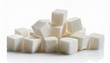 © Rahmat  - Sugar cubes - White sugar cubes isolated white background