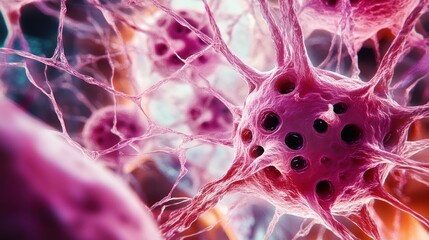 Poster - Microscopic Nerve Cell Network