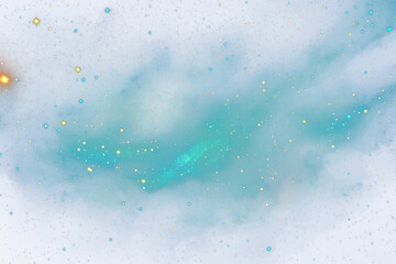 Wall Mural - png starry sky background with aurora universe night space.