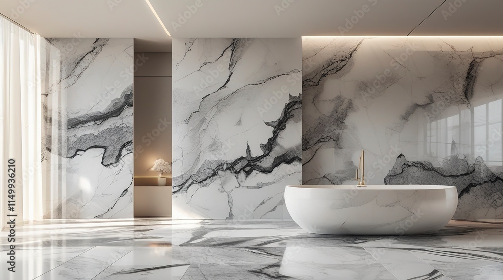 A closer look at Marble-Like Textured Designs In Home Decor