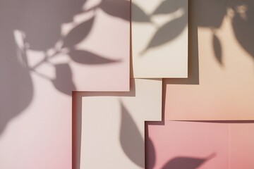 white paper with a shadow