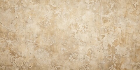 Poster - Cream-colored stucco wall texture with distressed surface and subtle color variations