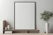 © Atika - simple blank photo frame with a clean design, placed on a neutral background
