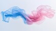 © Sirinya - Elegant liquid gradient form, blending pink and blue hues, suspended in a weightless abstract composition.