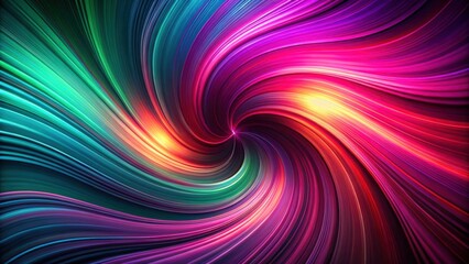 Leinwandbilder - Abstract Swirling Vibrant Hues, A Dynamic Colorful Vortex Design for Backgrounds and Visuals
