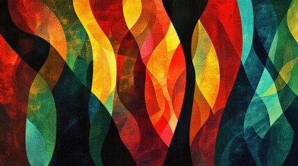 Canvas Print - abstract colorful background