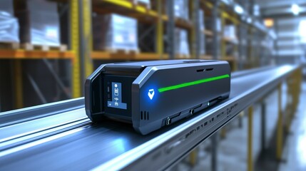 Poster - Efficient heavy-duty scanner & barcode reader for warehouse inventory management in high-tech environments