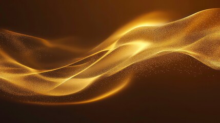 Wall Mural - blur bookeh gold lights or flashes on a brown color background