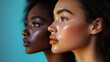 © Sang - A studio image of diverse people represents skincare, inclusion, equality, and empowerment in the beauty industry